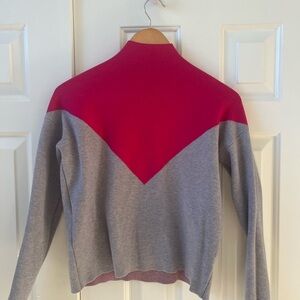 Stylish Pink and  Gray Women's Sweater